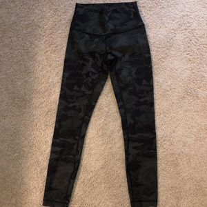 lulu lemon camo leggings